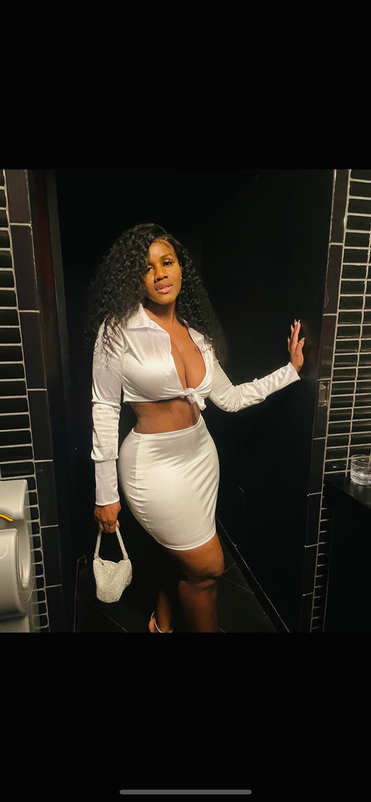 Sateen Skirt Set - NuriLuxe