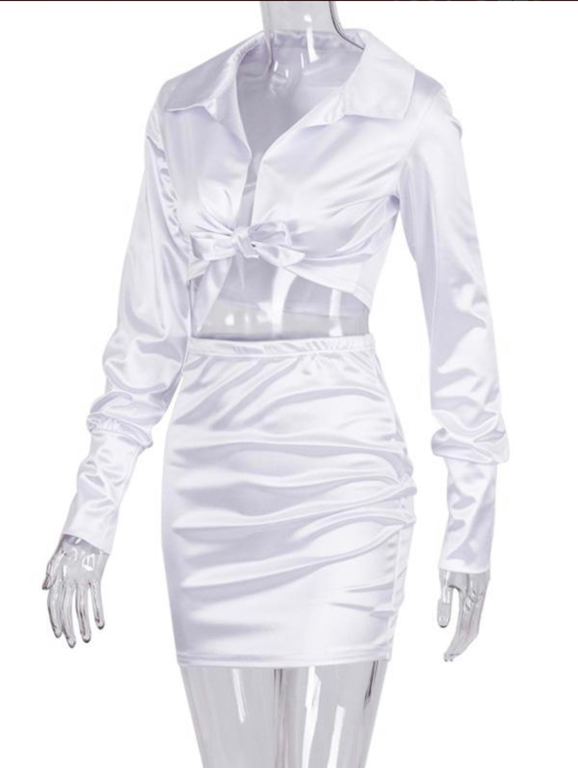 Sateen Skirt Set - NuriLuxe